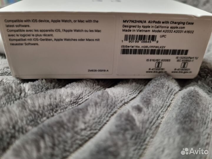 Беспроводные наушники apple airpods 2 (Оригинал)