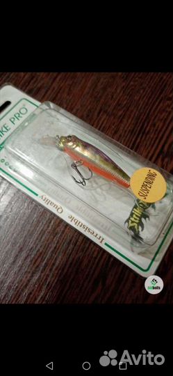 Воблер Strike Pro midge 40. 2g 4cm. Color AR152G