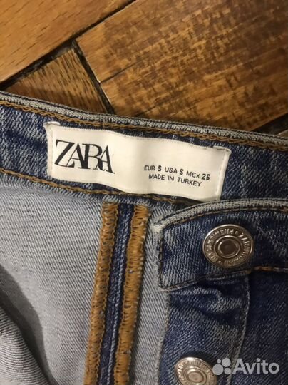 Джинсовая юбка zara
