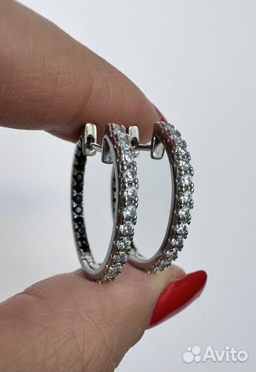 Серьги кольца