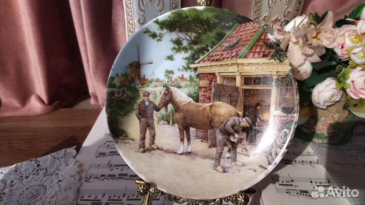 Тарелка настенная Royal Schwabap Holland 1985 г