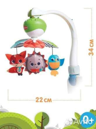 Мобиль на кроватку tiny love солнечная полянка