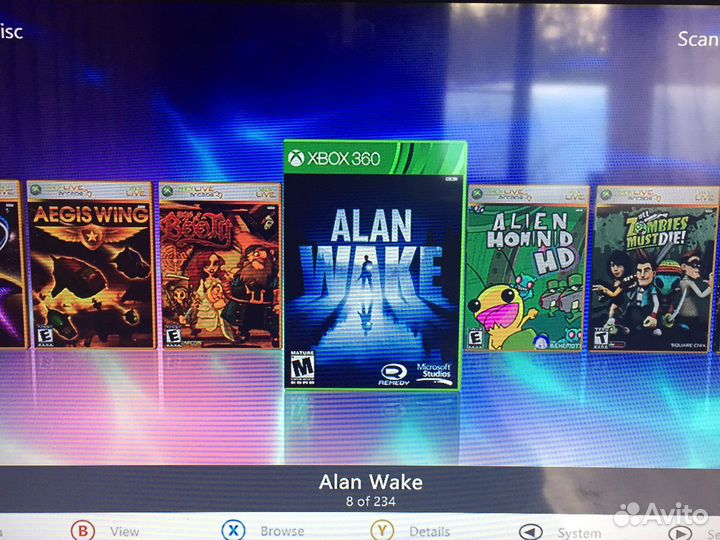 Xbox 360elite прошитая+300игр