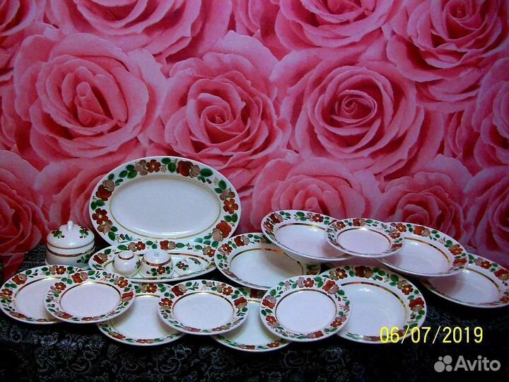 Набор столовой посуды СССР