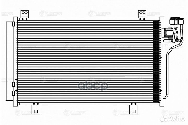 Радиатор кондиционера (конденсер) mazda CX 5 (2