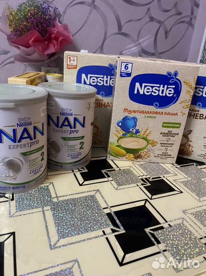 Детские каши и смесь