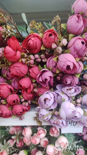 Искусственные цветы для декора