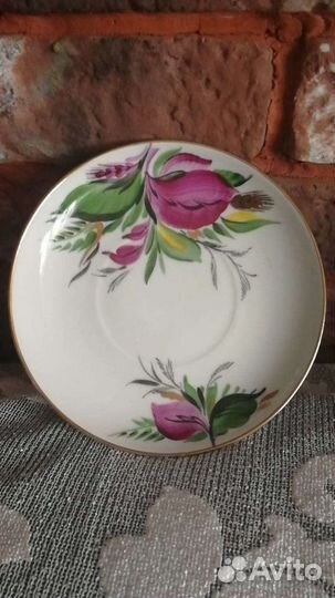 Чашки, чайник, стопки, графин, блюдца СССР, винтаж