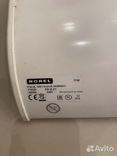 Adax norel Электроконвектор PM20 kт