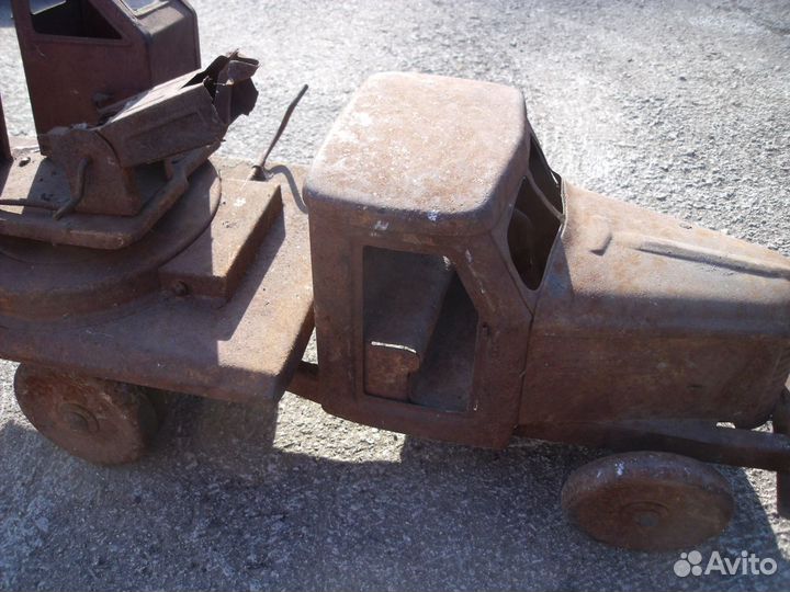 Автокран зс игрушка СССР 55см редкий