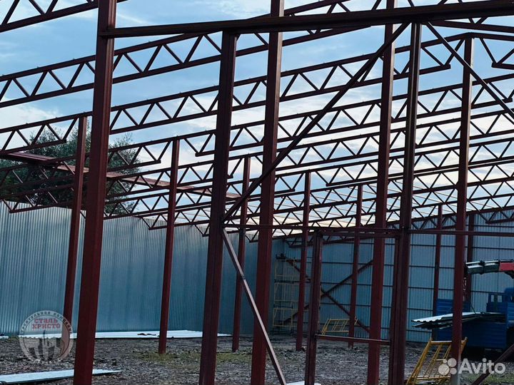 Зернохранилище из металлоконструкций