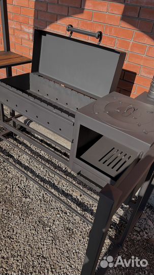 Мангал с крышей