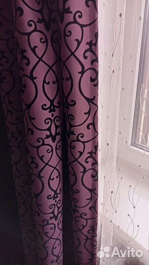 Шторы и тюль бу