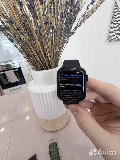 Apple Watch Series 8 45m Midnight стальной ремешок