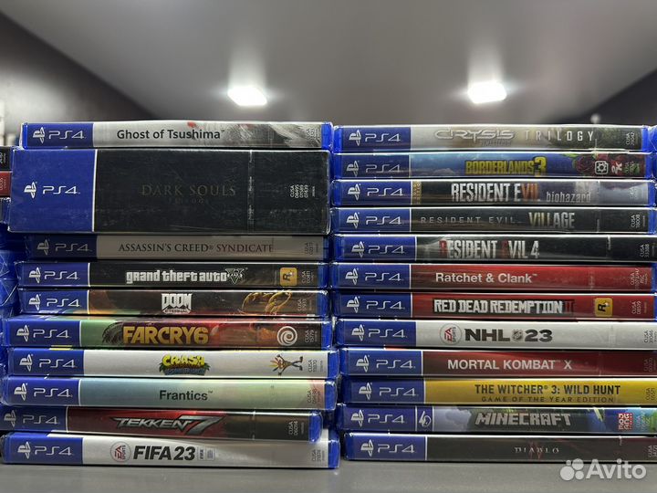 Игры на дисках для ps4,fifa,mk,nba и многие другие