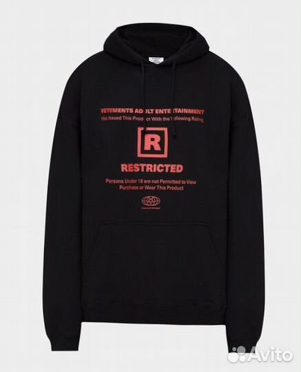 Vetements restricted худи