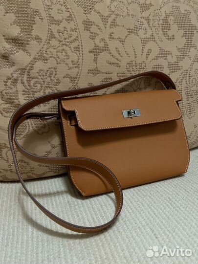 Сумка женская карамельная