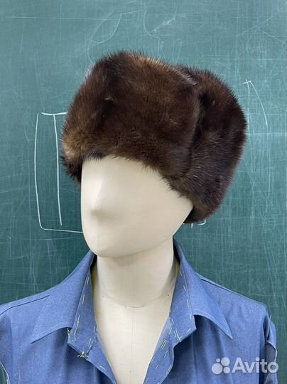 1+1 Шапка норковая, казанка