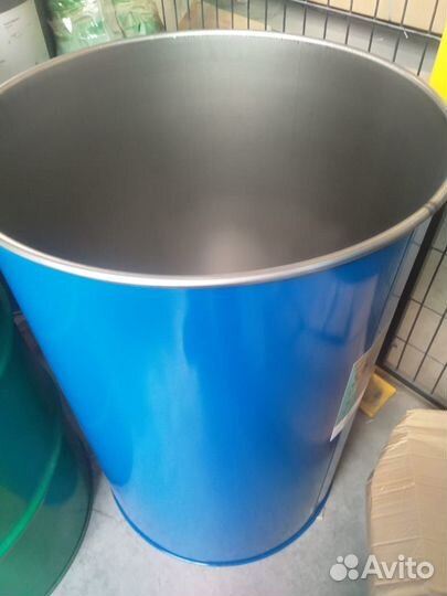 Бочка металлическая 200л с крышкой