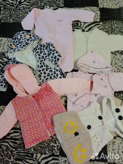 Пакет вещей на девочку от 6 месяцев до года