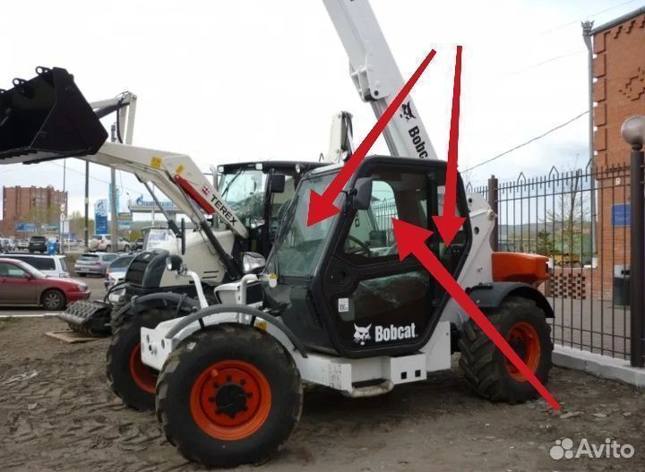 Стекло для погрузчика Bobcat T 3571, лобовое