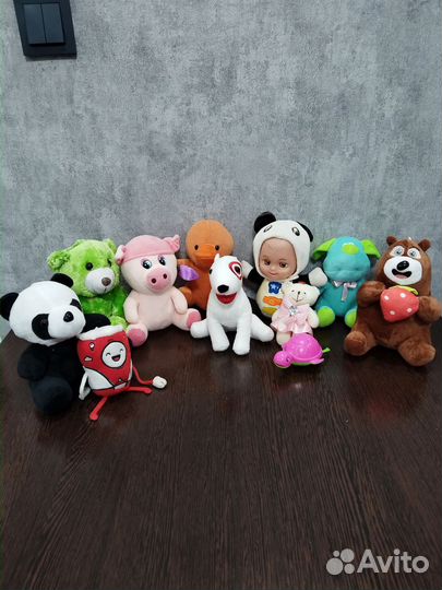 Мягкие игрушки. Можно поштучно