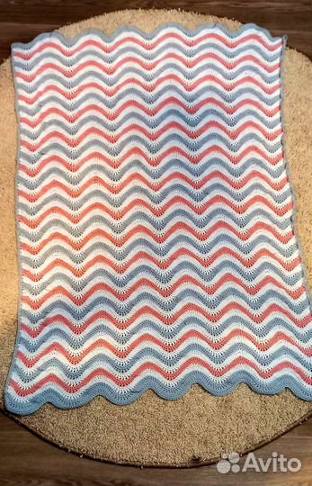 Плед крючком (новый)