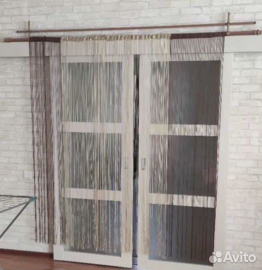 Гардина со шторой