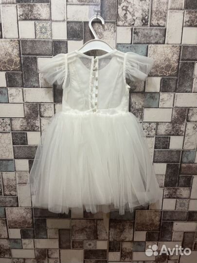 Платье для девочки 92 98 белое