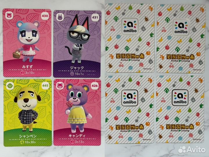 Оригинальные Animal crossing amiibo из Японии