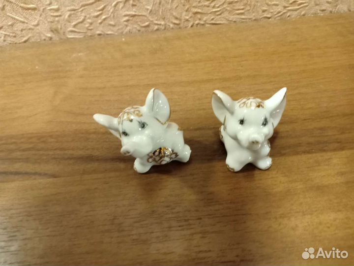 Фарфоровые статуэтки слоники