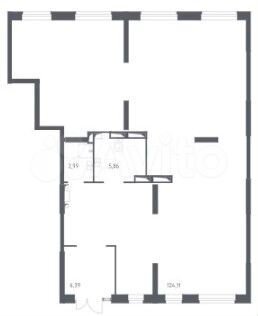 Стрит-ритейл в ЖК Прибрежный Парк, 139.3 м²