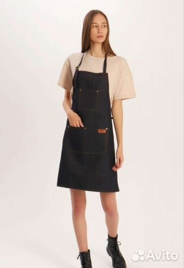 Фартук джинсовый для мастера