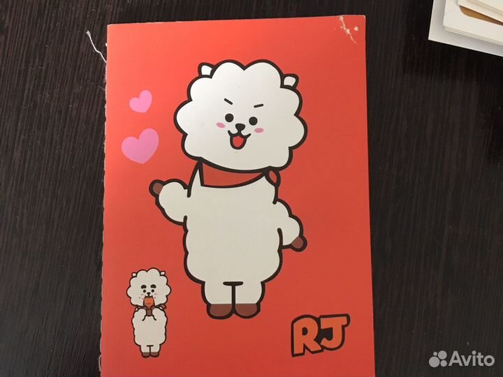 Блокнотик BT21 с RJ
