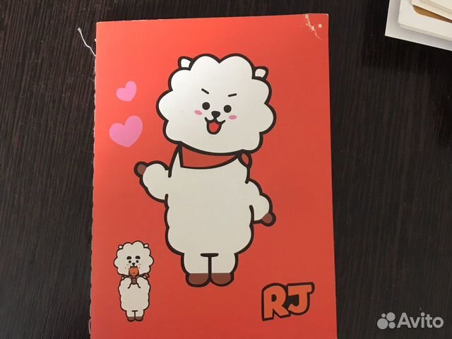 Блокнотик BT21 с RJ
