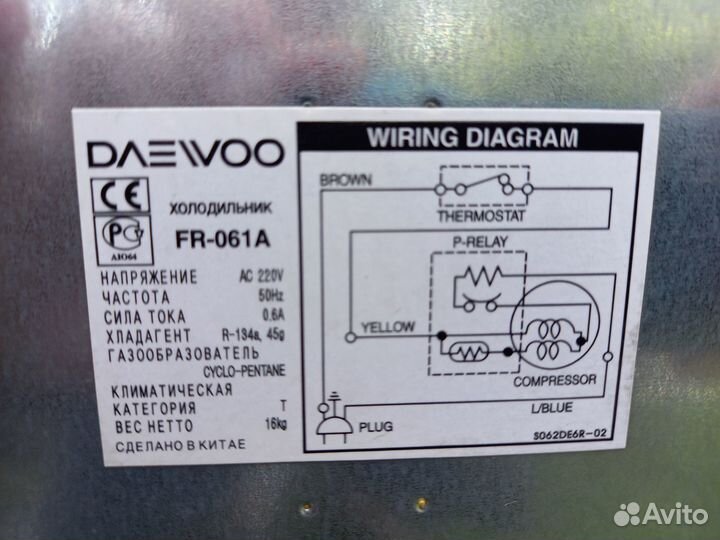 Холодильник бу маленький под восстановление