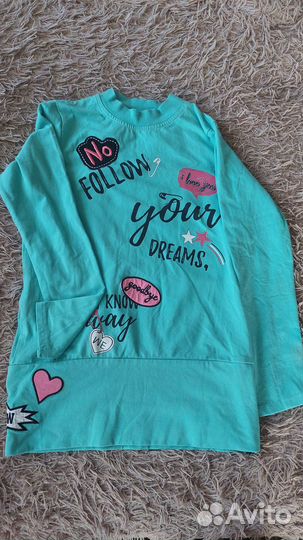 Детские вещи пакетом для девочек 8-12