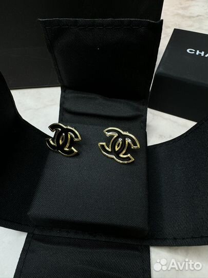 Серьги chanel