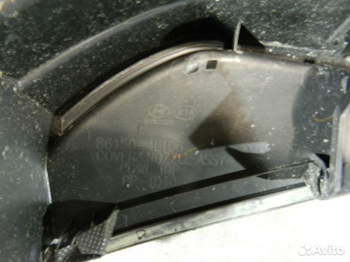 Накладка лобового стекла - Hyundai Solaris