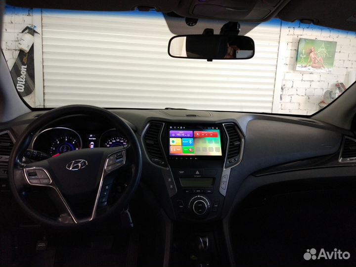 Штатная Нави - магнитола для Hyundai Santa Fe 12+