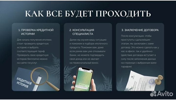 Помощь в получении ипотеки / Ипотечный брокер