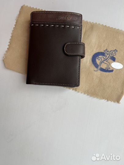 Бумажник мужской кожаный