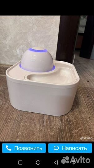 Электронная поилка -фонтанчик д/кошек