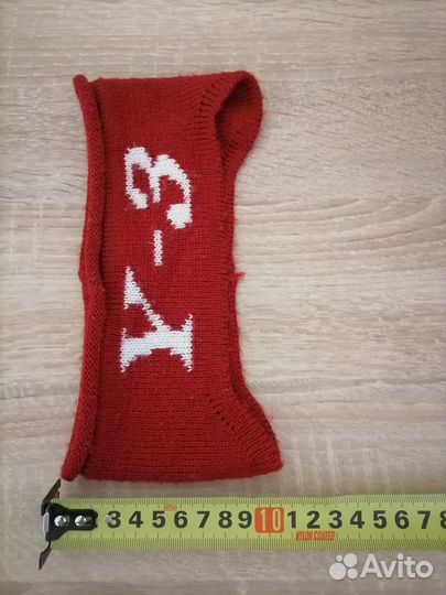 Тёплая повязка на голову (хлопок, синтетика)