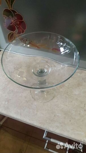 Ваза на высокой ножке СССР