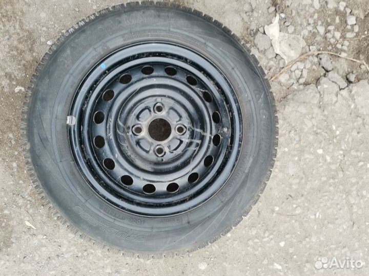 Диски toyota с резиной yokohama r14