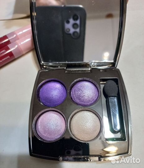 Запечённые тени для век, румяна