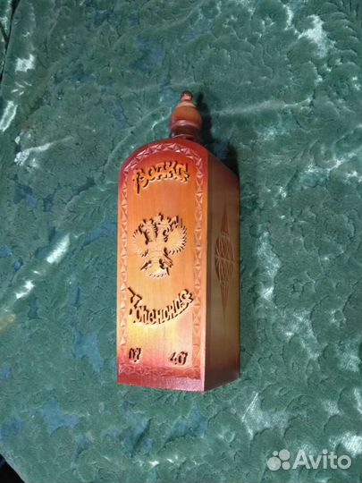 Бутыль бутылка деревянная 