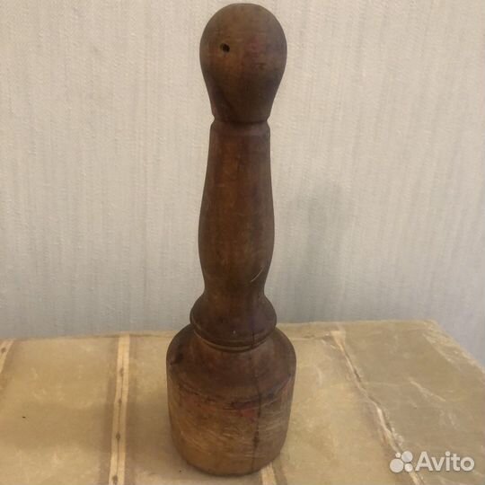 Толкушка деревянная старинная