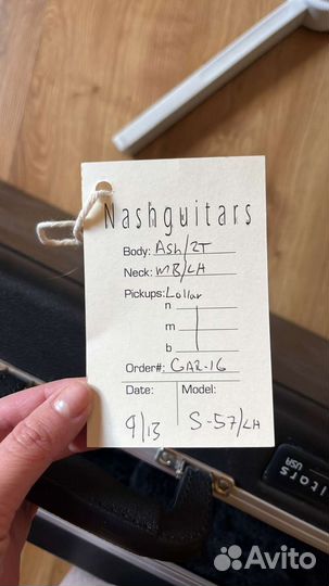 Электрогитара Nash s-57 stratocaster леворукая